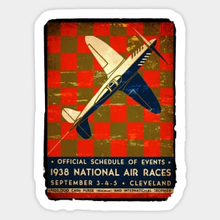 Air Races 1938 Sticker